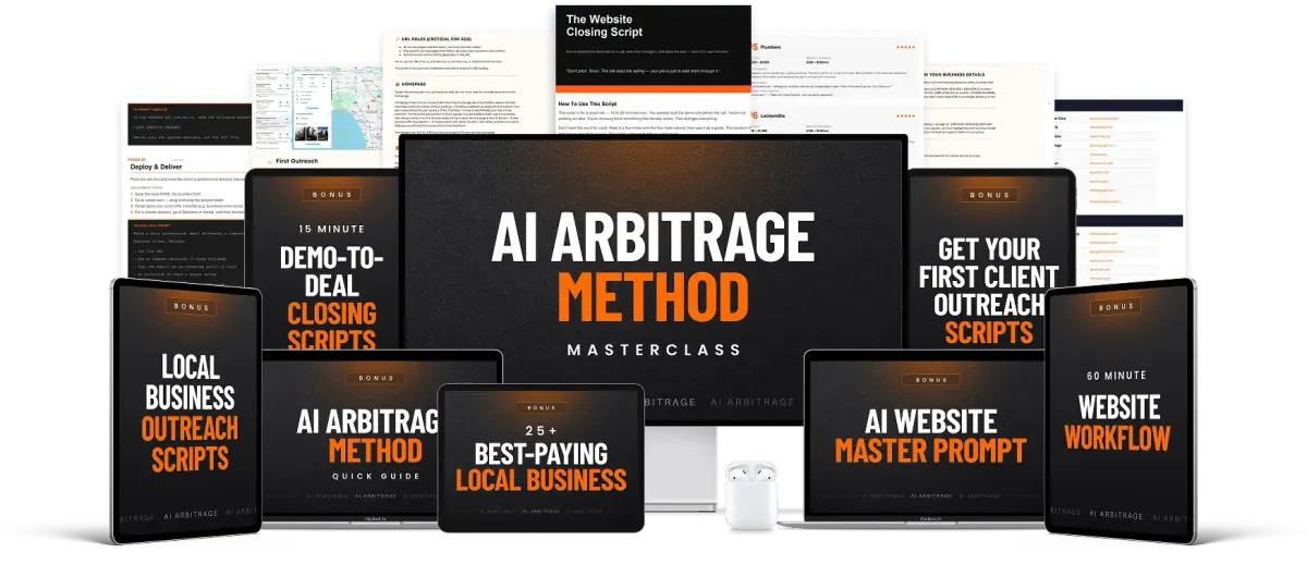 AI Arbitrage Method — Masterclass + 7 Bonuses